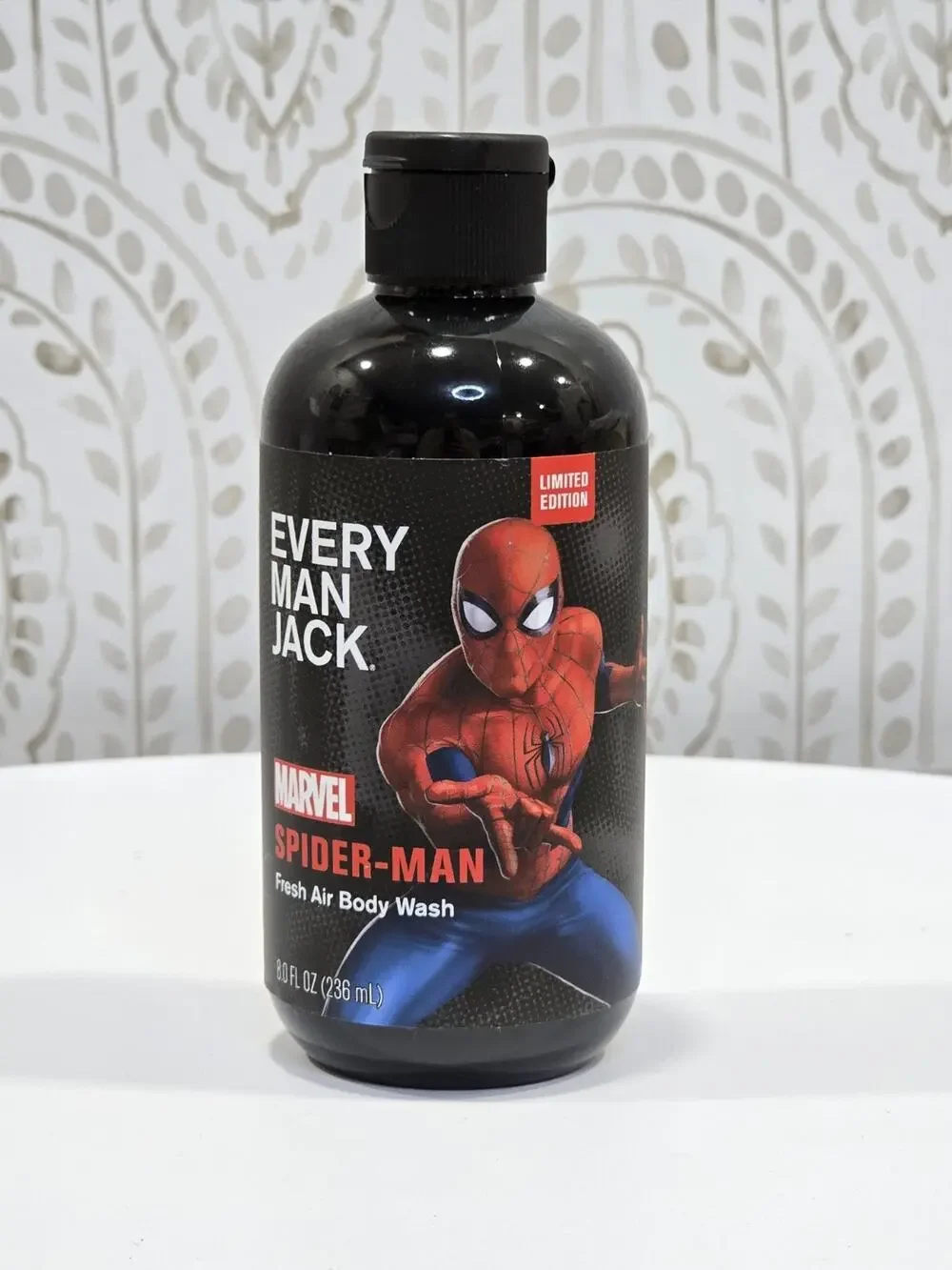 Every Man Jack +Marvel Limited Edition Fresh Air Body Wash Spider-Man 8oz